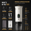 DENOKIN 3-in-1  Portable Espresso Coffee Maker for Travel, Car & Camping