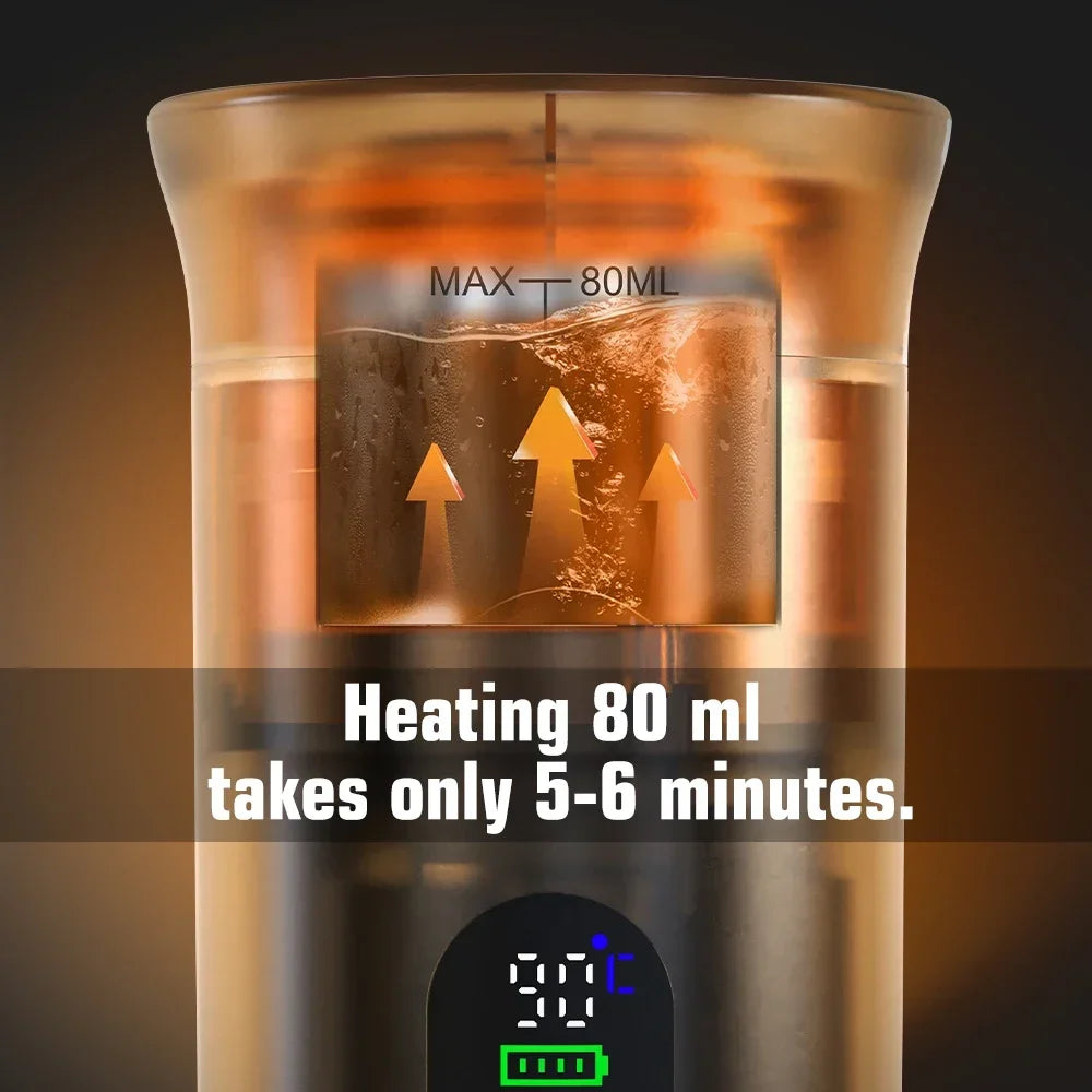 DENOKIN 3-in-1  Portable Espresso Coffee Maker for Travel, Car & Camping